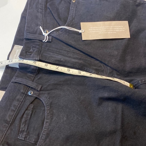 Everlane The Slim Fit Jean NWT 31x30 Black Low Stretch Denim Casual Grunge Goth - Picture 13 of 15